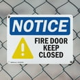 thumbnail image 5 of (2 Pack) Fire Door Keep Closed OSHA Notice Sign 24 Inch X 18 Inch Indoor / Outdoor Rust-Free Aluminum Metal Signs for Workplace, Workshop, and Construction Site, Made in the USA, 5 of 8