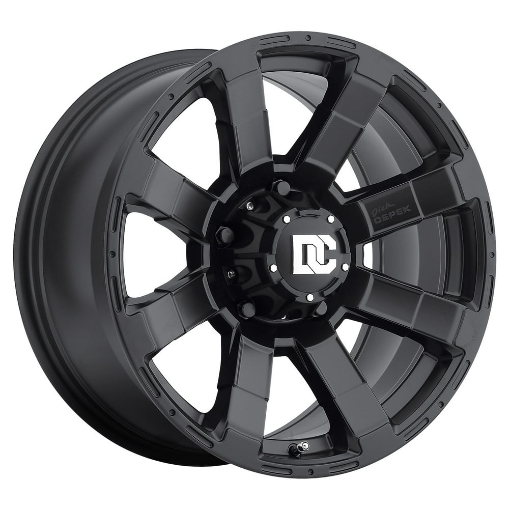 Dick Cepek DC MATRIX Wheels with Matte Black W/Lazer Logo Finish (20X9 ...