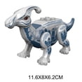 thumbnail image 5 of Bloques de construcción de dinosaurios jurásicos Indominus Rex DIY Tyrannosaurus Figuras de acción Modelos Juguetes para niños Animales Regalos de Navidad, 5 of 5