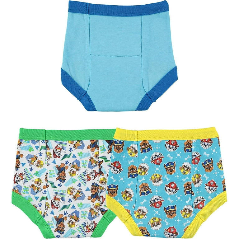 Paw Patrol Boys Toddler Potty Training Pant and Starter Kit with Stickers  and Tracking Chart in Sizes 18m, 2t, 3t, 4t 3T 3-pack Training Pant