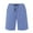 Blue, variant on Women's High Waisted Stretchy Summer Shorts Stretch Breathable Pants Hight Waist Sport Pant Trendy Casual Shorts S-7XL