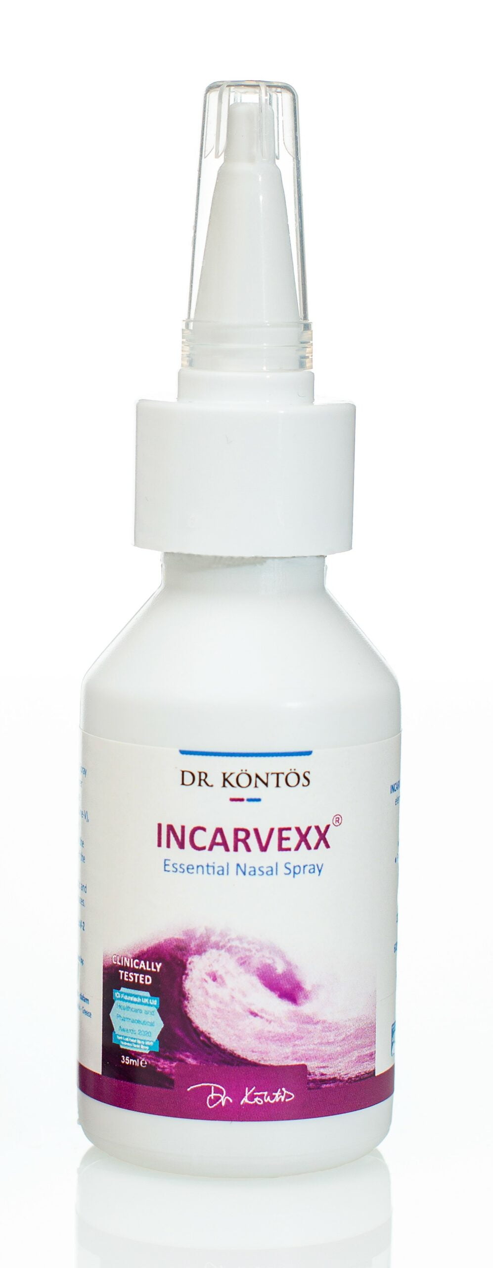 Incarvexx Antiviral Seawater Nasal Spray Made with Molecular Iodine and  Fulvic Acid, Non-Allergenic, Suitable for Adults, Pregnant Women and Children – for Colds, Blocked Nose & Viral Infections