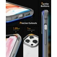 thumbnail image 3 of CaseBorne R Series Case for iPhone 13 Pro Aluminum Frame Clear Backplate - Iridescent, 3 of 5