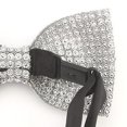 thumbnail image 7 of BAETEUY Men Bow Tie Patchwork - Color Shining Rhinestones Elastic Rope Neck Tie, 7 of 7
