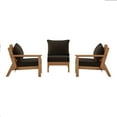 thumbnail image 2 of WestinTrends Avalon Outdoor Patio HDPE Sectional Sofa with Patio Cushions, Teak/Brown, 2 of 5