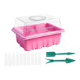 thumbnail image 3 of Fengbin Plant Starter Tray Growing Tray Sturdy Indoor Versatile Vented Reusable Starting Pink 6 Hole, 3 of 10