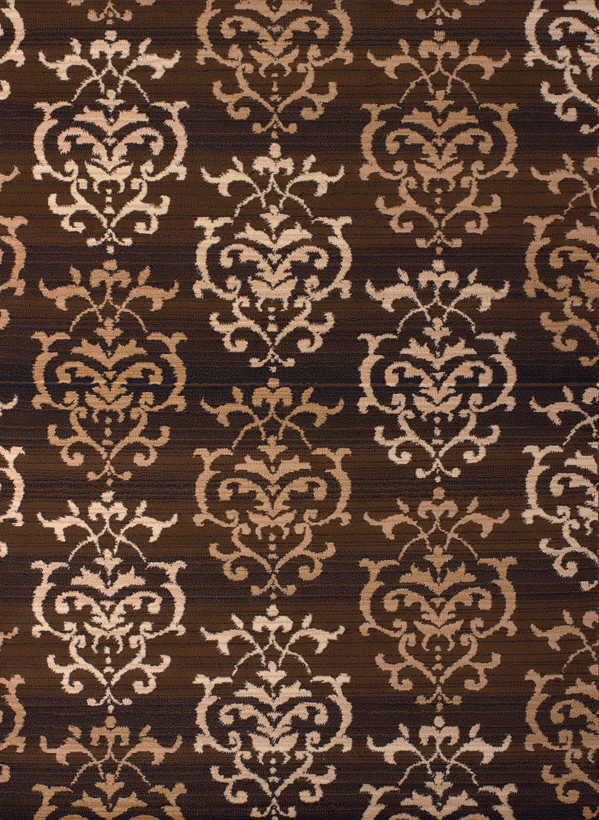 United Weavers Plaza Georgina Runner Rug, Medallion Pattern, Brown, 2'3 X 7'2"