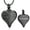 Customize, variant on Rose Flower Heart Cremation Jewelry for Ashes Urn Necklace for Women Men Memorial Gift