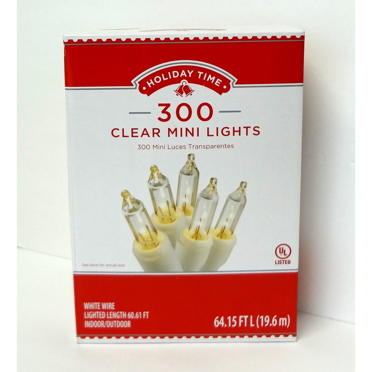 Holiday Time 100 Count Mini Lights Clear, 55 OFF