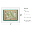thumbnail image 2 of Oahu The Gathering Place - Vintage Pictorial Map by Dave Stevenson - Fine Art Rolled Canvas Print 11in x 14in, 2 of 4
