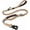 Coyote Brown, variant on Tactical Dog Leash Heavy Duty, 4-6FT Shock Absorbing Bungee Lead with 2 Padded Handle, Metal Carabiner Clip, Car Seatbelt, Strong No Pull Leash for Medium Large X-Large Dogs, Red