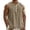 Khaki-Tops, variant on Namayuj Mens Cotton Linen Blend Sleeveless Henley Tank Tops Button Neck Trimmed Hem Tops Lightweight Breathable Casual Summer Beach Wear Gray L