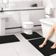 thumbnail image 4 of Fiudx Juego de Alfombrillas de Baño de Espuma, Material Suave y Cómodo, Absorción de Agua y Base Antideslizante, Lavable a Máquina, Juego de 3 Piezas, Ideal para Baño, Aseo, Regalo, 40 X 60 Cm, 40 X, 4 of 6