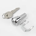 thumbnail image 2 of Universal Stainless Steel Toolbox Lock – Cylinder Lock with 2 Keys & Secure Replacement Lock for Chests Cabinets Drawers and Storage Units, 2 of 2