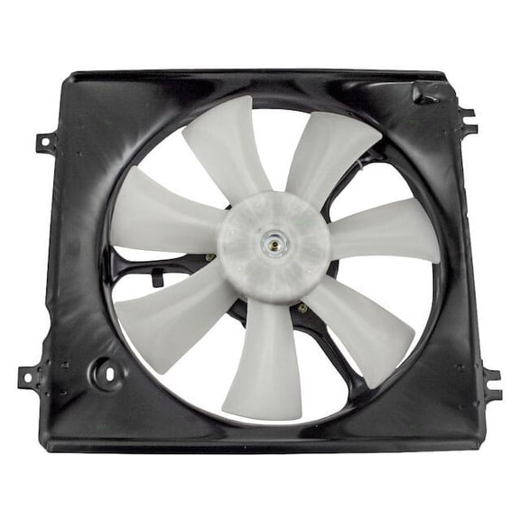 Right A/C Condenser Fan Assembly - Compatible with 2008 - 2009 Honda Accord 3.5L V6 Naturally Aspirated SOHC GAS