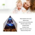 thumbnail image 3 of Pierre de Constellation Pyramide pour Énergie Positive Réduire le Stress Chakra Résine Méditation Puissance Pierre Pyramide, 3 of 7