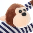 thumbnail image 4 of Mono de peluche de dibujos animados, juguete colgante con forma de mono de peluche, anillo para cortina, 4 of 7