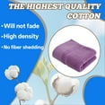 thumbnail image 5 of AUQ Wash Gags for Body,Thick Absorbent Cotton Loops Face Wash Cloth,Fine Reinforced Stitching Hand Towels,Purple,29.53*13.78*0.39in, 5 of 7