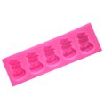 thumbnail image 4 of 1 Pc Adorable Fondant Mold Snowman Cake Mold Eco-friendly DIY Mold (Rosy), 4 of 7