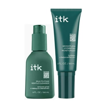 ITK SKINCARE Starter Skincare Bundle - Cleanser   Moisturizer
