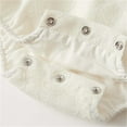 thumbnail image 6 of Ruyang New Born Baby Cute Chinese Romper Ruffle Long Sleeve Stand Collar Bodysuit Baby Unisex Tang Suit with Tassels, 6 of 7