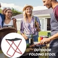 thumbnail image 3 of LJNYFDC Portable Outdoor Chair High Stability Folding Chair Waterproof Strong Load Bearing Compact Portable Collapsible Stool, 3 of 7