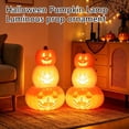 thumbnail image 5 of Stackable Pumpkins for Porch Light Up Halloween Decorations Jack O Lantern Outdoor Lighted Pumpkins for Front Porch Halloween Decor for Home, 5 of 6