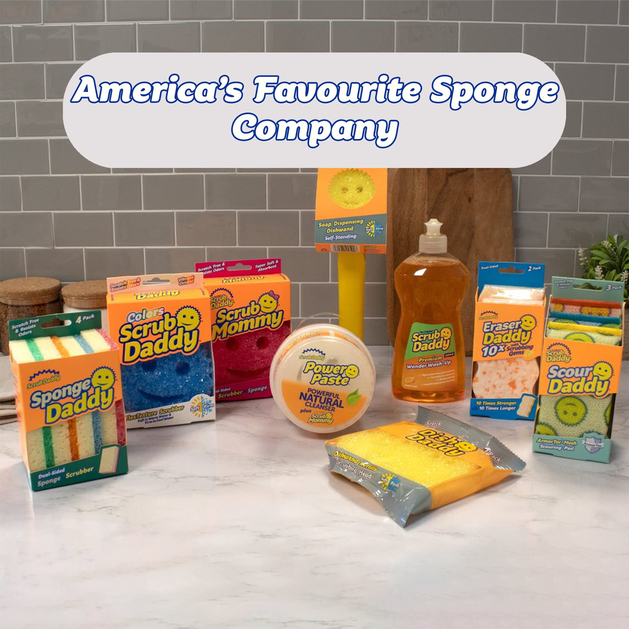 Scrub Daddy Soap Dispenser, Refillable, Dual Action, Dish Scrub Daddy Soap Dispenser, Refillable, Dual Action, Dish