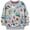 Gray Snowman, variant on WIBACKER 2-7T Toddler Little Boy's Girl's Christmas French Terry Cotton Crewneck Long Sleeve Sweatshirt Santa Claus Tops