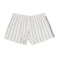 thumbnail image 2 of P.J. Salvage Womens Pin Striped Pajama Shorts, White, Medium, 2 of 2