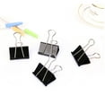 thumbnail image 3 of Coofficer Clips Para Carpetas Extra Grandes, Abrazaderas De Papel Grandes De 2 Pulgadas (Paquete De 24) Para Suministros De Oficina, Color Negro, 3 of 5