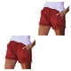 thumbnail image 2 of Pantalones cortos de mezclilla Sonducket para mujer con cordón de Cintura alta suave, 2 of 6
