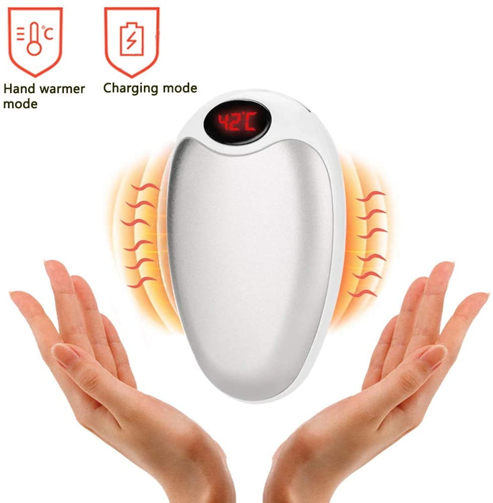 Rechargeable Hand Warmers 4000mAh Power Bank, Electric Hand Warmer