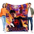thumbnail image 1 of Spider-Man: A Través del Spider-Verso anti-pilling, suave, ligera, esponjosa y acogedora de lujo para hogar y cocina – Perfecta para niños y adultos,150X200cm, 1 of 6