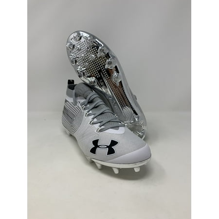 Under Armour Men's Spotlight SF MC Football Shoe, White, 14 D(M) US