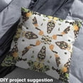 thumbnail image 2 of Homewish Boho Bohemain Theme Fabric by the Yard 2 Yard,Retro Pixel Geometric Room Decor Fabric by the Yard,Green Orange White Fabric for Sewing For Adult,Ultra Soft Home Decor, 2 of 6