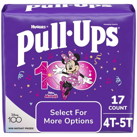UPC: 0036000513578 | Pull-Ups Girls Potty Training Pants 4T-5T 17 Count (Select for More Options)
