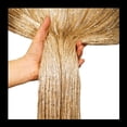thumbnail image 3 of Namzi Cortina de lentejuelas de 2 piezas para puerta, cortinas de hilo para puerta, 39x79 pulgadas, para colgar,dormitorio, separador de sala de estar,decorativo con cuentas, plateado, 3 of 4