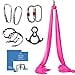 thumbnail image 2 of Aum Active Aerial Silks Starter Kit - Durable 9 Yards of Aerial Yoga Hammock with Hardware & Guide - Aerial Swing for Acrobatic Flying Yoga & All Levels (Aerial Rigging Point Up to 13ft), 2 of 4
