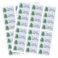 thumbnail image 3 of Winter Watercolor Christmas Trees Holiday Sheeted Return Address Labels, 3 of 4