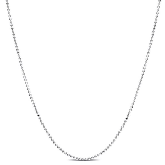 AMOUR 1mm Ball Chain Necklace In Sterling Silver, 20 In