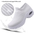 thumbnail image 2 of HAOSHIDUO Calzado de Caminata para Mujer Tenis Ligeras cómodas Malla Blanco 25.0 cm Blanco 25.0 cm Xishao ropa, 2 of 2