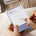thumbnail image 5 of 2026 desk calendar, foldable paper calendar, compact daily planner, office desk organizer, yearly schedule for home or office use, 5 of 5