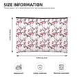 thumbnail image 3 of Susaid Cherry Blossoms Print Makeup Mini Bags for Women Multi Color Cosmetics Bag Travel Toiletry Bag Pencil Pouch Blank Makeup Bags with Zipper, 3 of 7