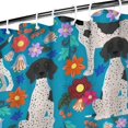 thumbnail image 3 of Dog with Pioneer Flower Shower Curtain 36"x72" ,Bathroom Decorative Shower Curtains Set with 12 Hooks,Modern Waterproof Washable Shower Curtain, 3 of 6