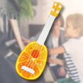 thumbnail image 2 of Fruit Children Small Guitar Toy Baby Play Music Ukulele Educational Learning Musical Instrument Toy Color 4, 2 of 9