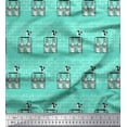 thumbnail image 1 of Soimoi Poly Georgette Fabric Colorful Bottle Printed Craft Fabric by The Yard 42 Inch Wide, 1 of 3