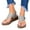 Gray, variant on NGTEVOOS Women's Summer Casual Hollow Split-toe Herringbone Wedge Sandals