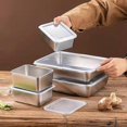 thumbnail image 5 of Stainless Steel Square Plate with Lid, Multipurpose Food Storage Box, 5 of 5