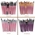 thumbnail image 5 of 20PCS Makeup Brush Set - Wool Makeup Brush Kit, Foundation Eyebrow Eyeshadow Lip Blush Cosmetic Brushes, Makeup Brush Set for Women, 5 of 8